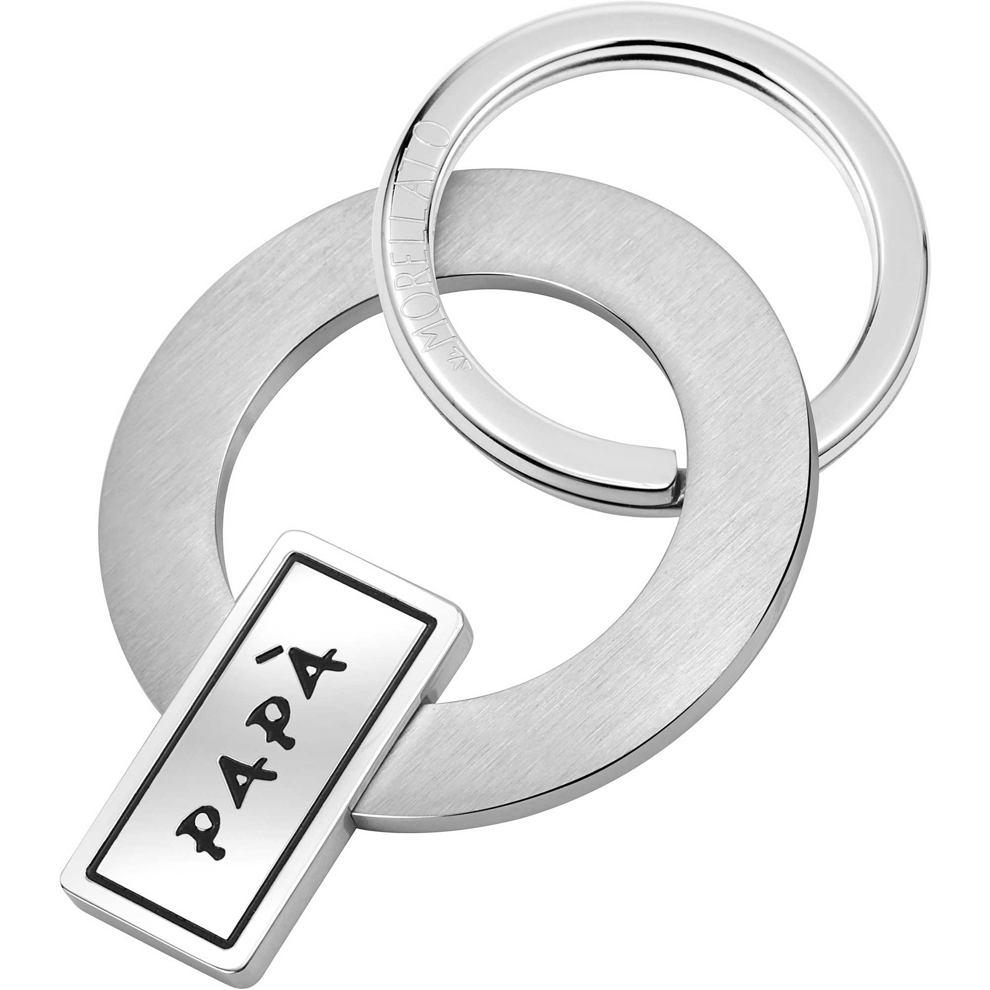 Portachiavi Angelo Custode In Acciaio Inox – Inciso 'Fai Attenzione, Ho Bisogno Di Te' – Regalo Per Patente Di Guida - 3