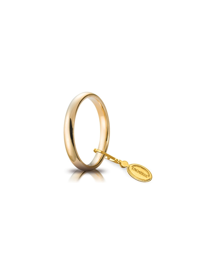 Fede Comoda Unoaerre 3 mm in oro giallo