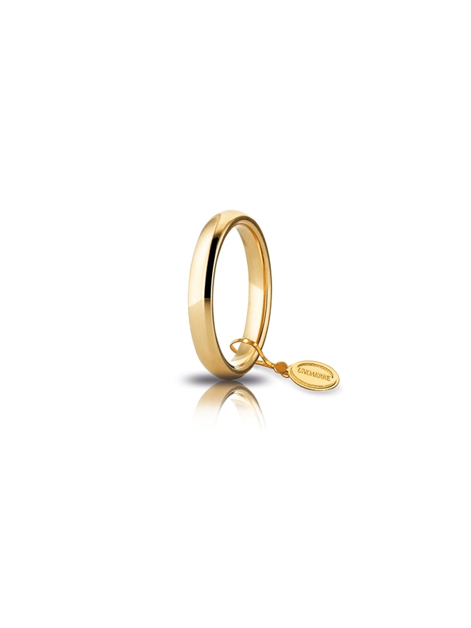 Fede Comoda Unoaerre 3,5 mm in oro giallo