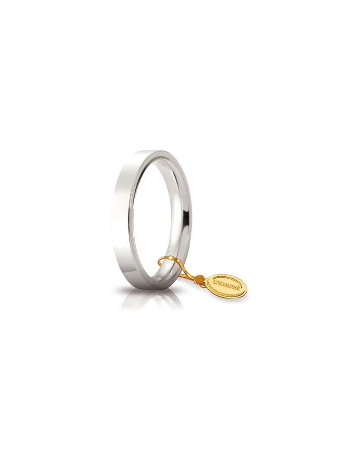 Fede Cerchi di Luce Unoaerre 3,5 mm in oro bianco
