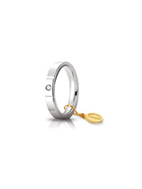 Fede Cerchi di Luce Unoaerre 3,5 mm in oro bianco con diamante