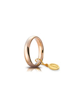 Fede Comoda Unoaerre 4 mm in oro rosa