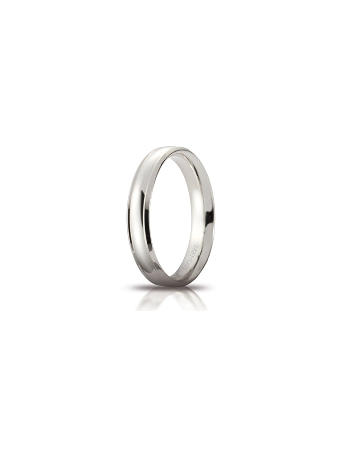 Fede Orion Unoaerre 4 mm in oro bianco