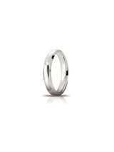 Fede Orion Unoaerre 4 mm in oro bianco con diamante