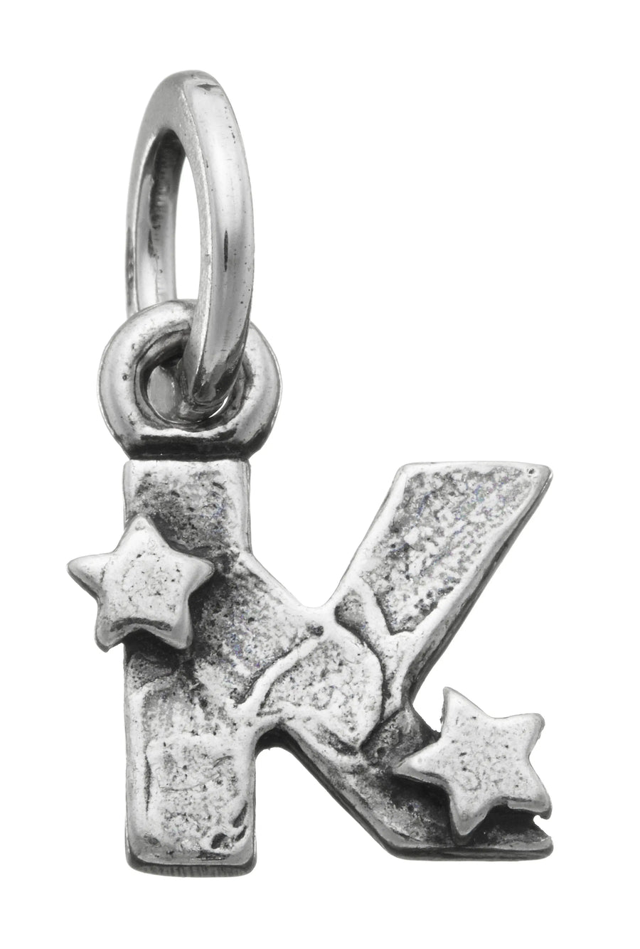 Giovanni Raspini - Charm lettera K con stelle