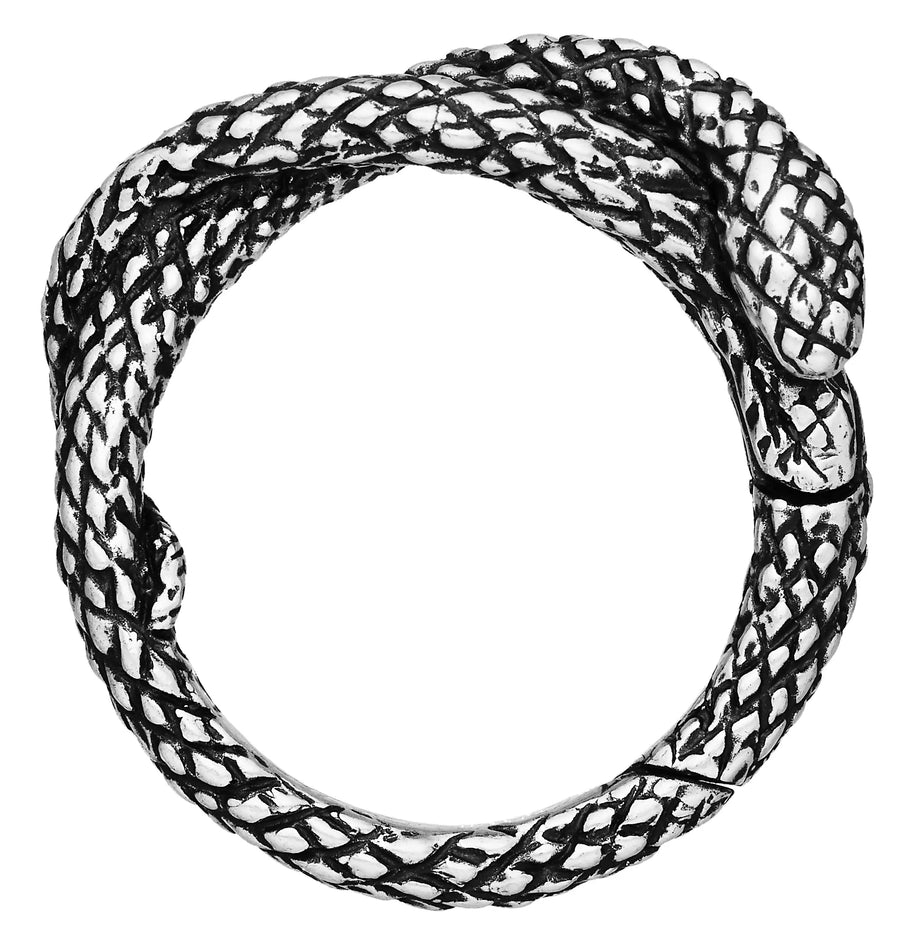 Portachiavi Serpente da uomo in argento 925 made in Italy