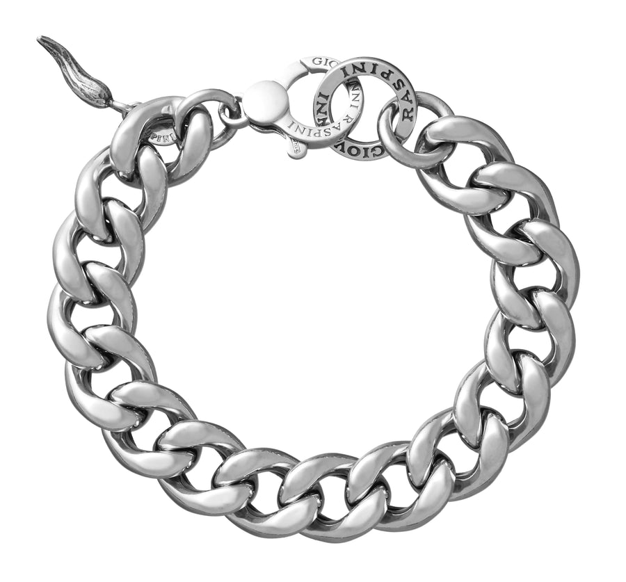 Giovanni Raspini - Bracciale Onda Piatta Grande in Argento 925