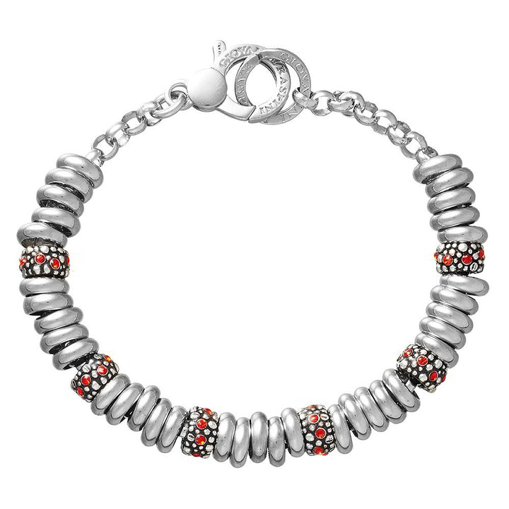 Giovanni Raspini - Bracciale Beads Crystal Rosso