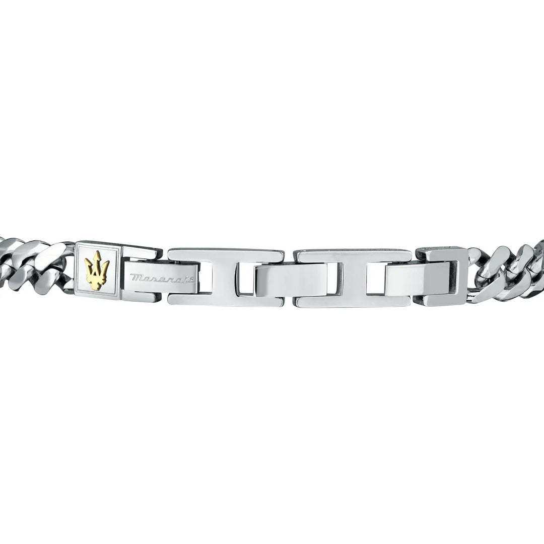 Maserati - Bracciale "iconic" acciaio e pvd