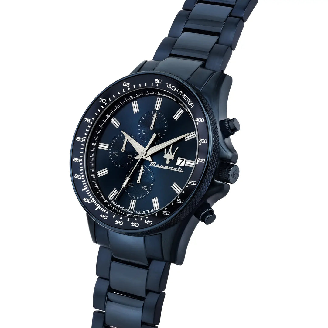 Maserati - Orologio cronografo uomo Maserati Blue Edition