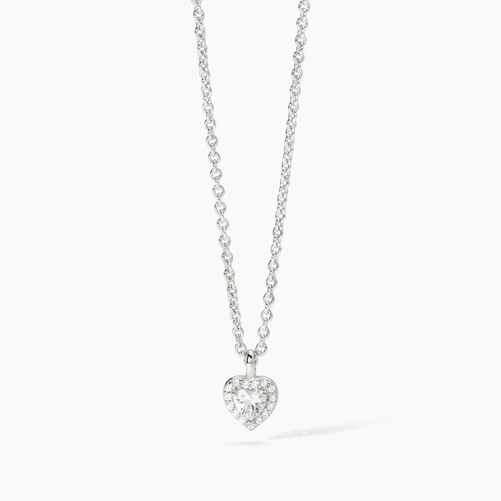 Mabina - Girocollo in argento con ciondolo a forma di cuore LOVE AFFAIR