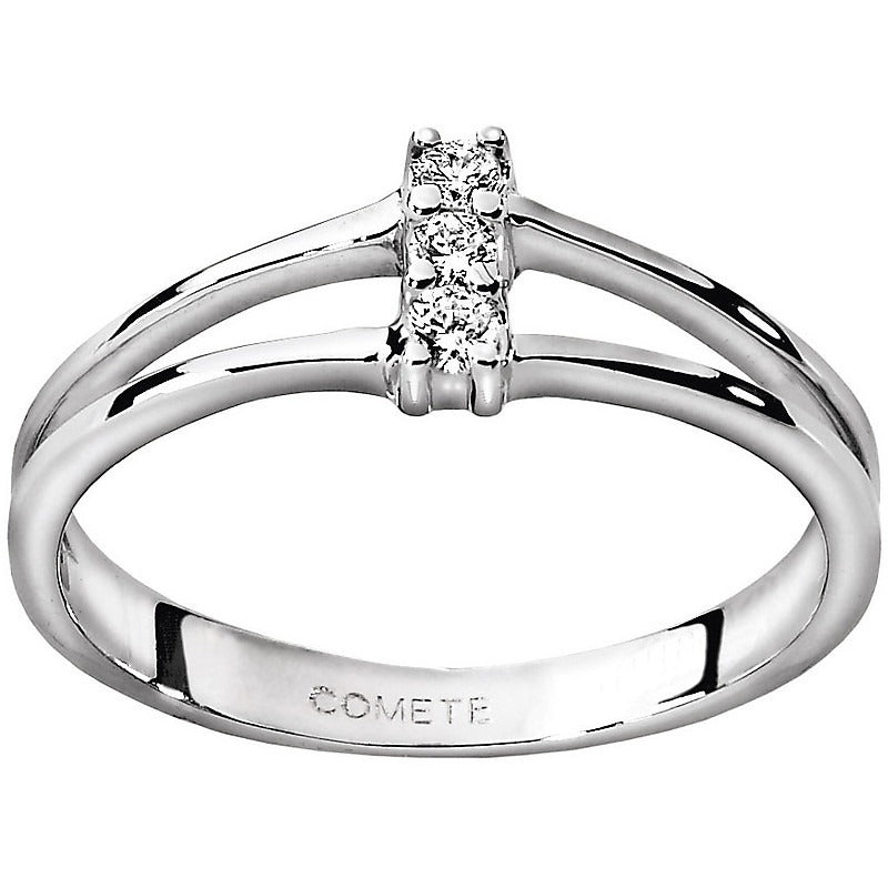 Comete Gioielli - Anello da donna Oro 750  . Diamanti P.Ct. 9 Col. G Purezza SI