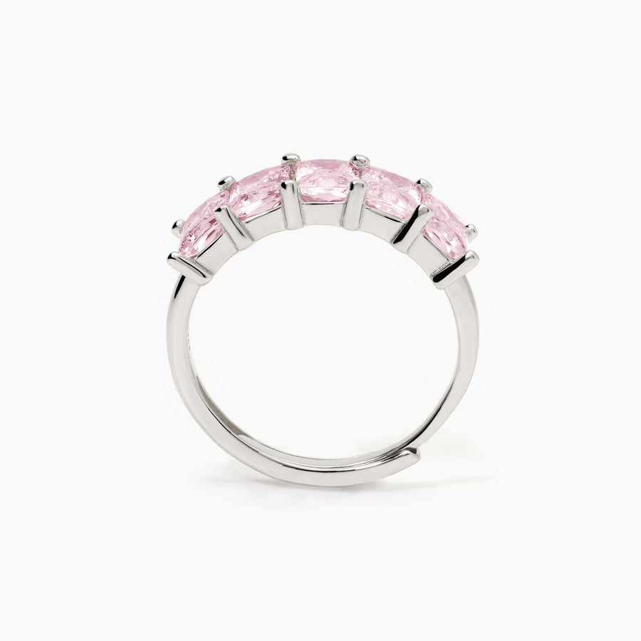Mabina - Anello donna in argento con zirconi rosa Valentina