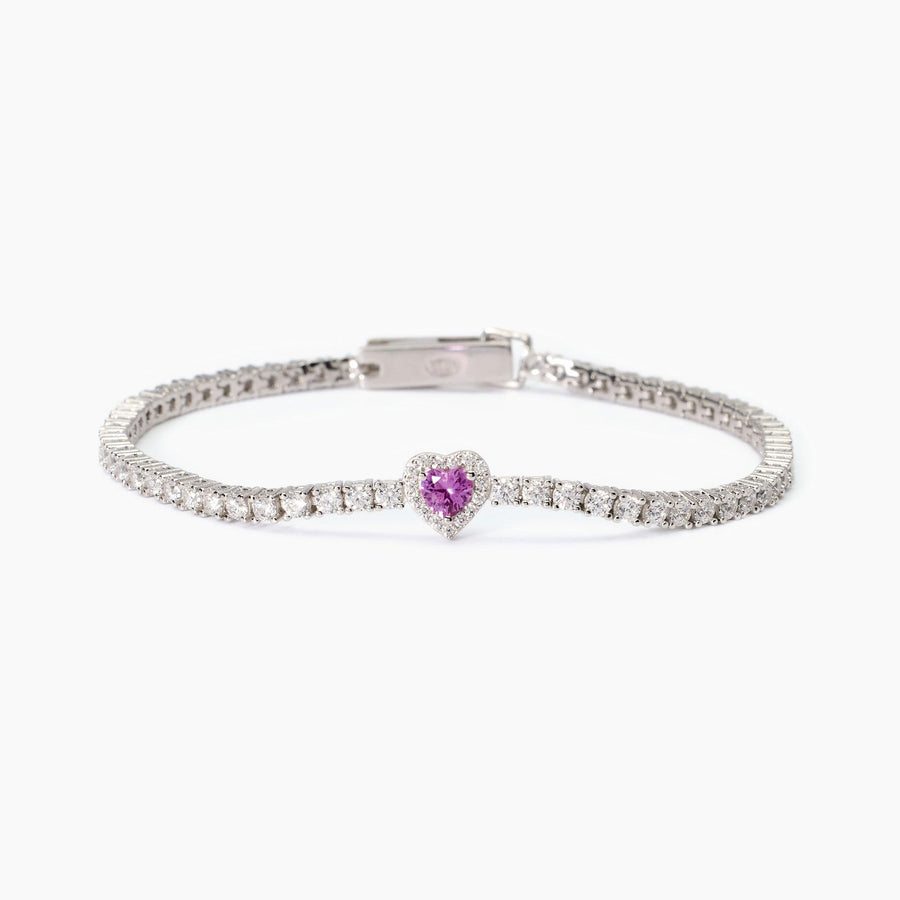 Mabina - Bracciale tennis donna con tormalina sintetica