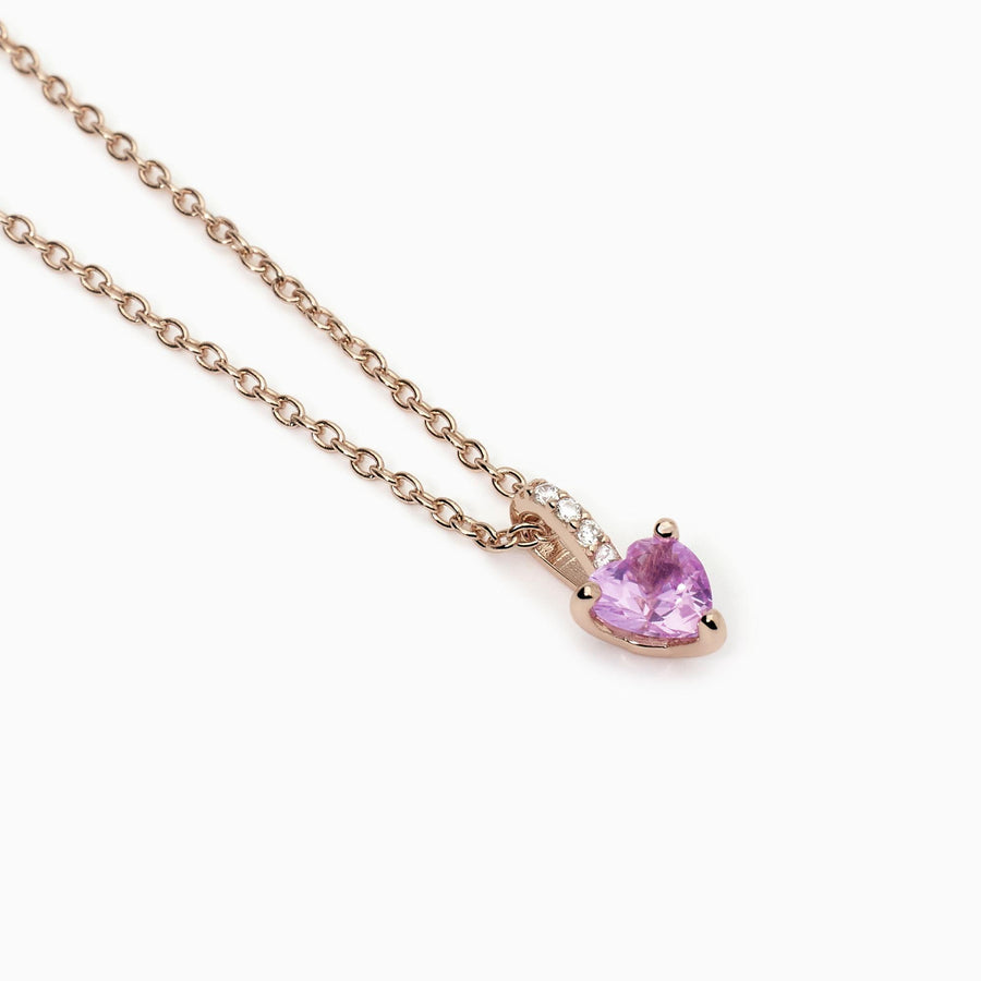 Mabina - Girocollo in argento con tormalina sintetica Rouge