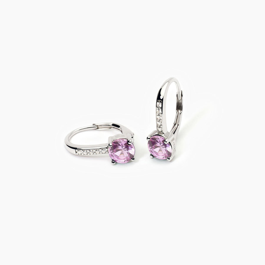 Mabina - Orecchini in argento con tormalina sintetica e zirconi Isabel