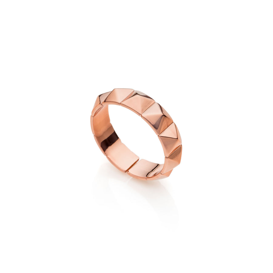 Unoaerre - Anello Da Donna In Bronzo Dorato Rosa