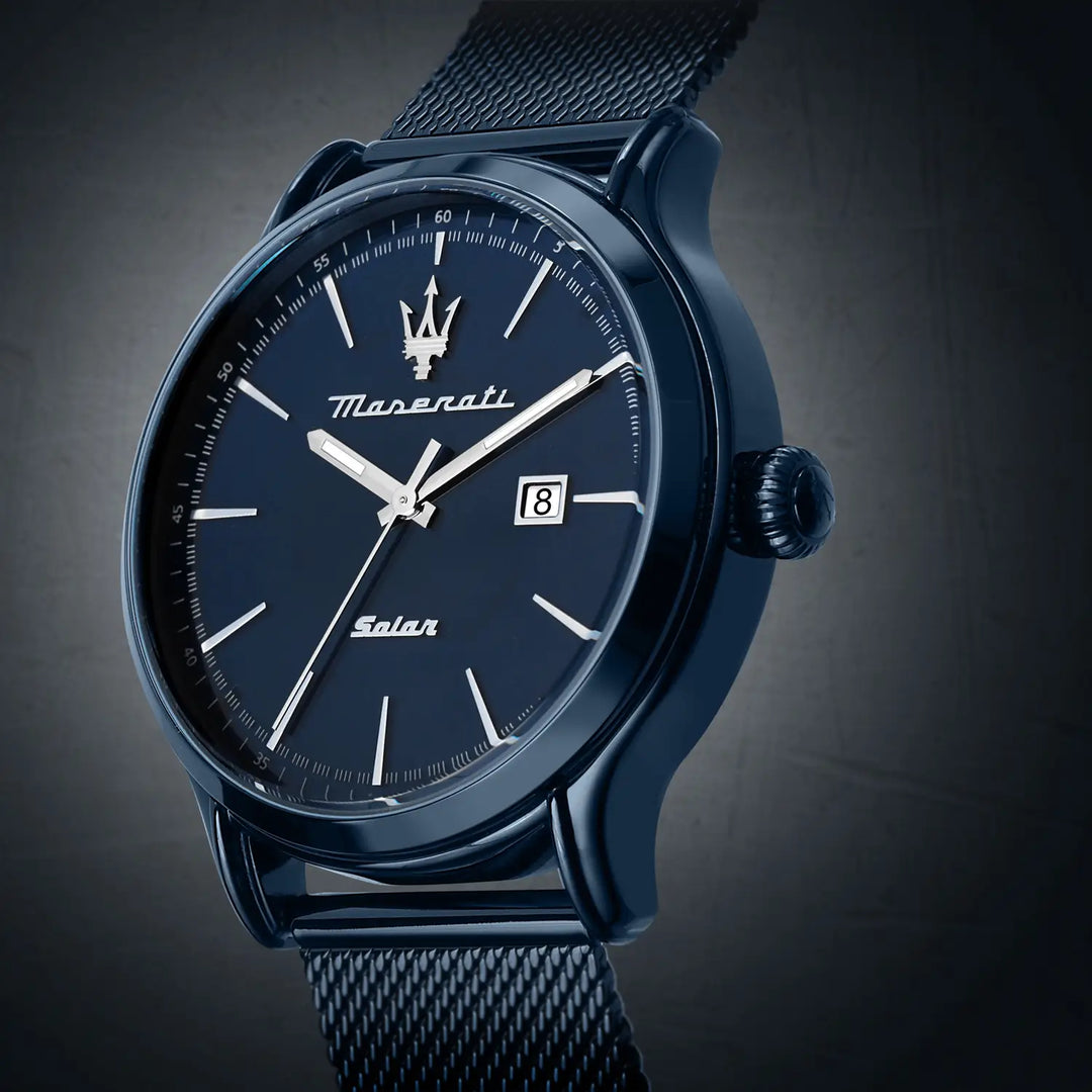 Orologio Donna Maserati Blu Solar in Acciaio - Blue Edition (R8853149501 Orologio Donna Maserati Blu Solar in Acciaio - Blue Edition (R8853149501