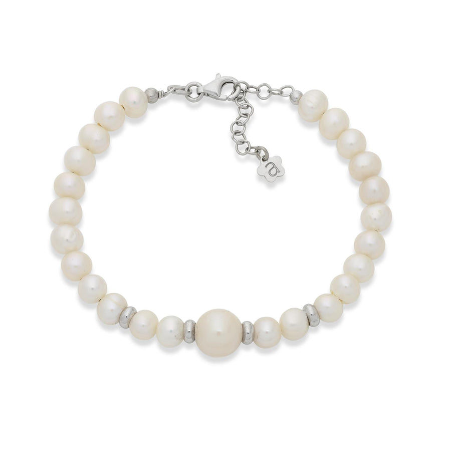 Ambrosia - Bracciale in Argento 925, perle coltivate