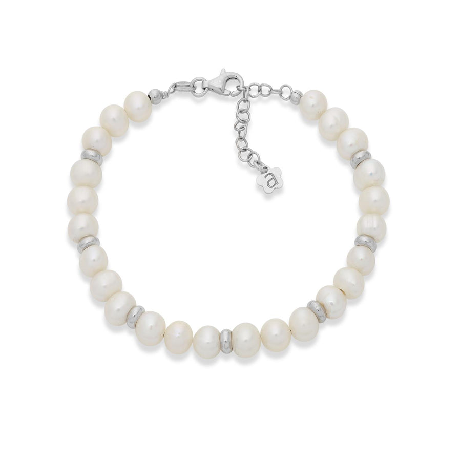 Ambrosia - Bracciale in Argento 925, perle coltivate