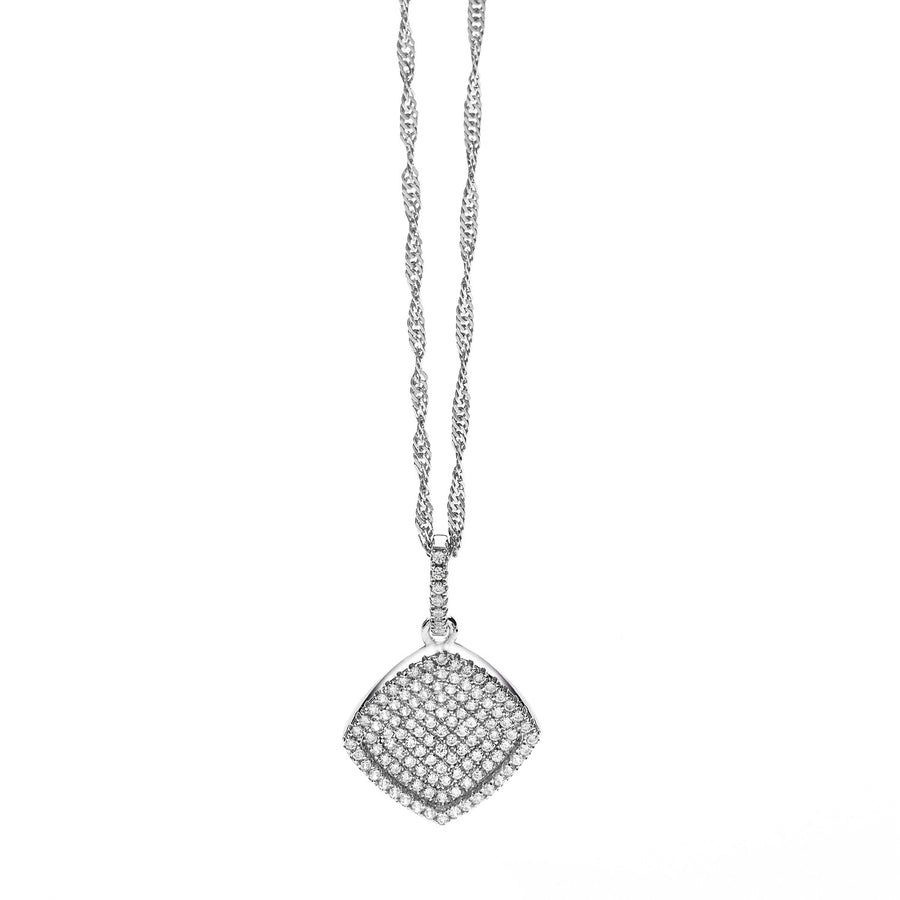 Ambrosia - Girocollo Argento 925 e zirconi