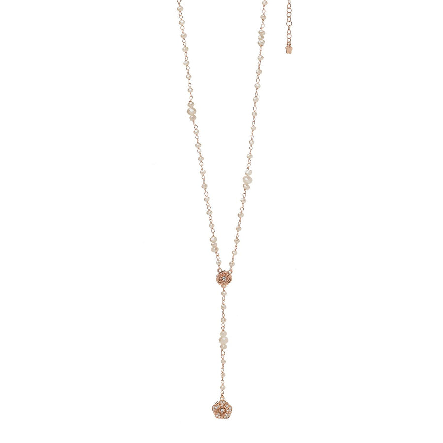 Ambrosia - Girocollo Argento 925, zirconi bianchi, cristalli