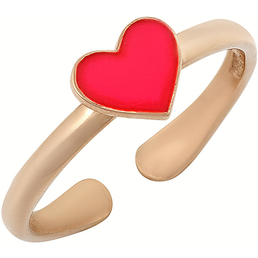 Liu Jo - Anello in argento 925 con cuore smaltato