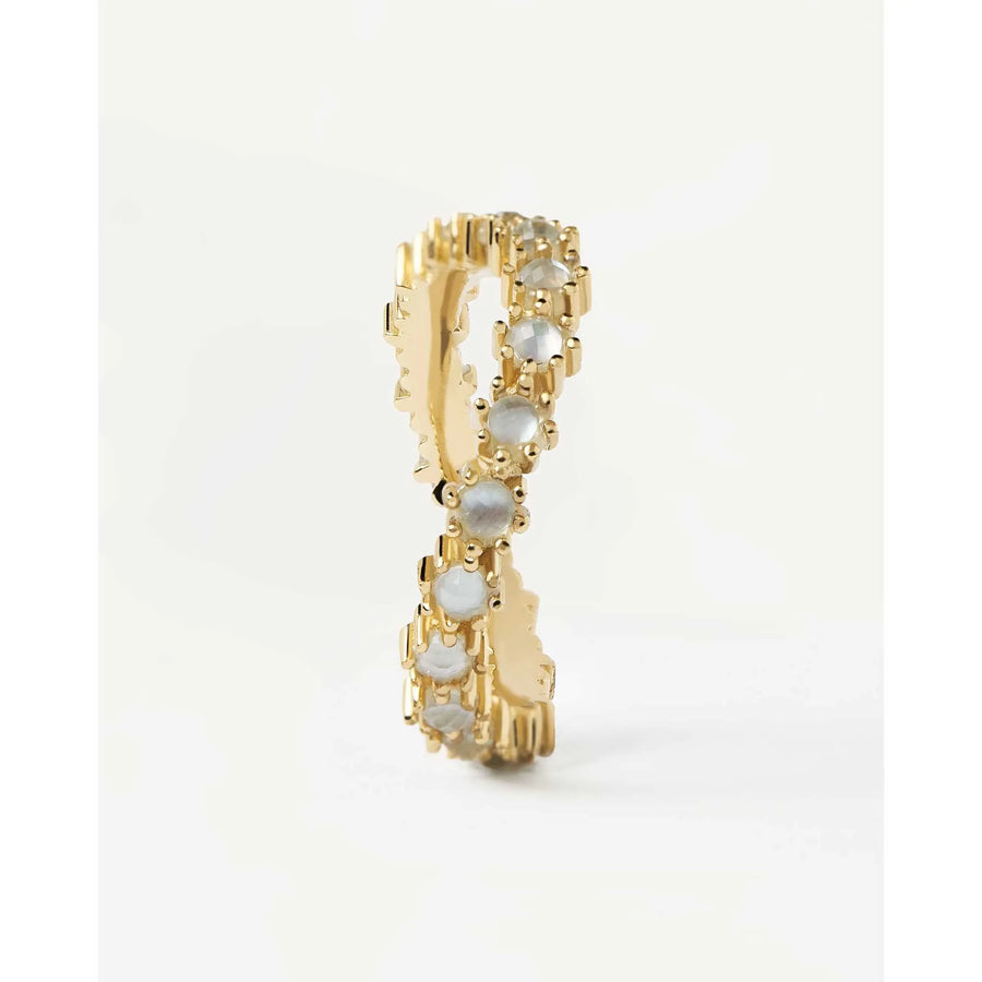 Anello Eternelle ad onda Blu Tide della collezione Motion