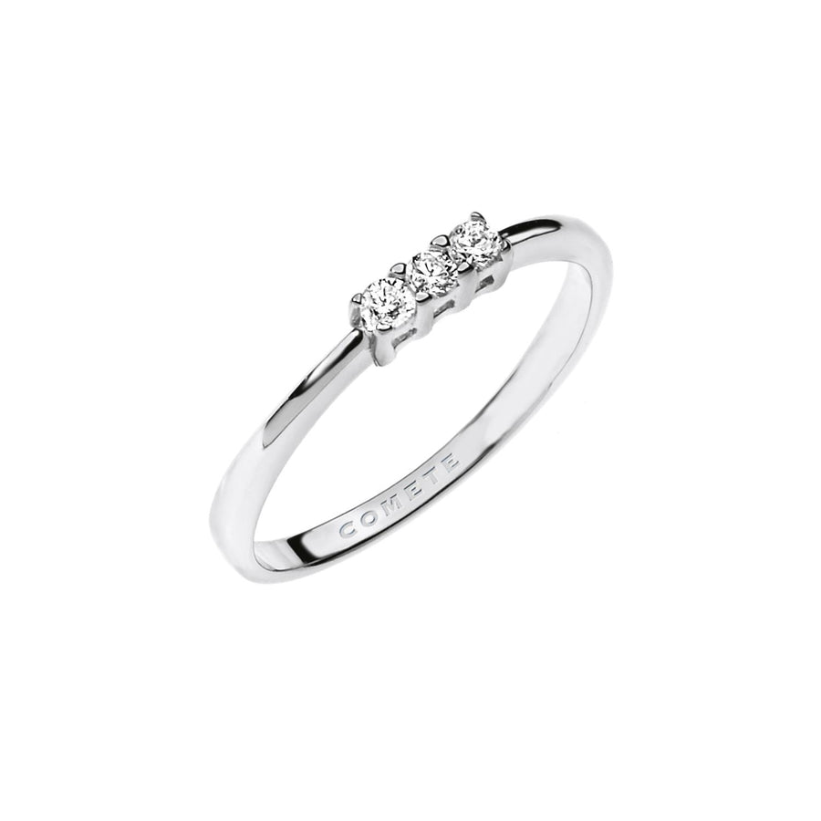 Comete Gioielli - Anello Oro 18 kt . Diamanti P.Ct. 9 Col. G Purezza SI