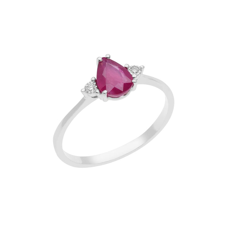 Comete Gioielli - Anello in Oro 750  . Diamanti P.Ct. 2 Colore G Purezza SI. Ru