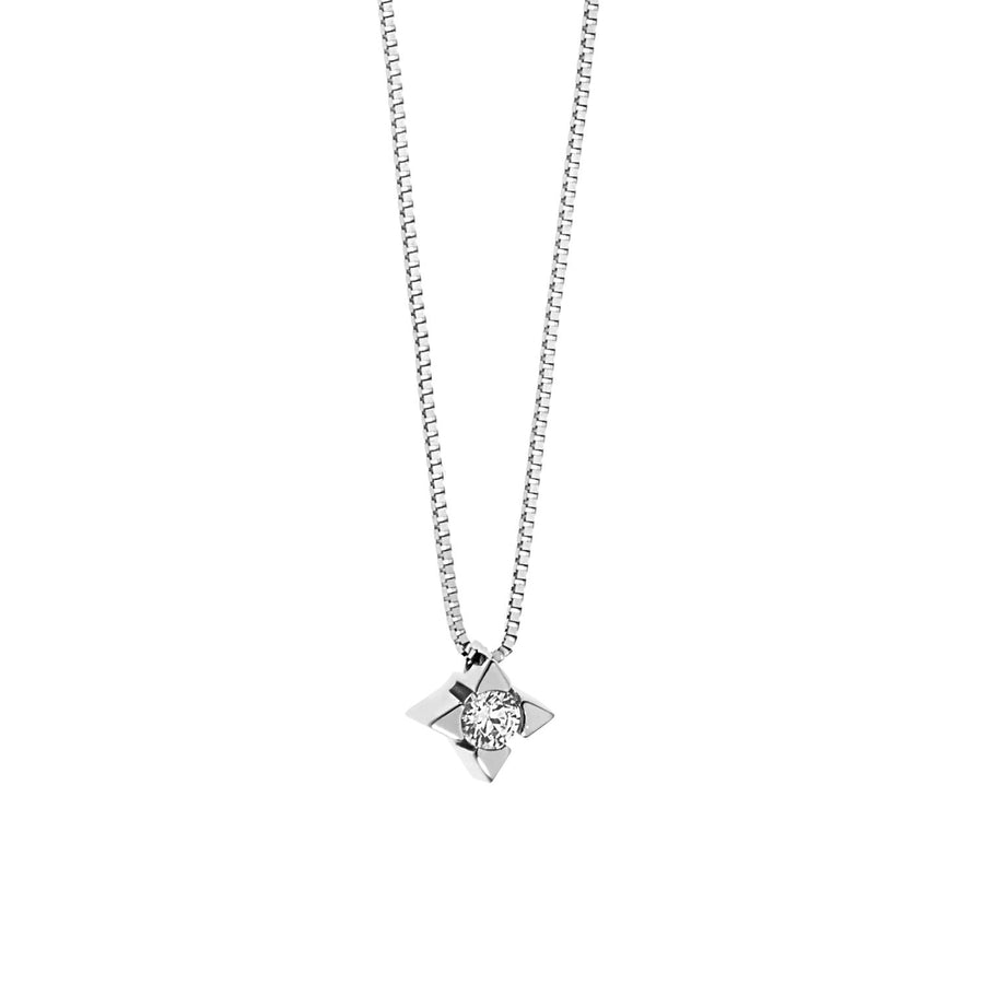Comete Gioielli - Collana da donna Oro 750  . Diamanti P.Ct. 3 Col. G Purezza S