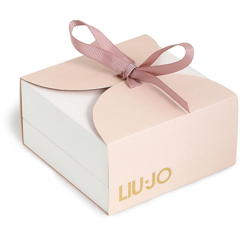 Liu Jo - Bracciale in acciaio rose gold a maglia piatta