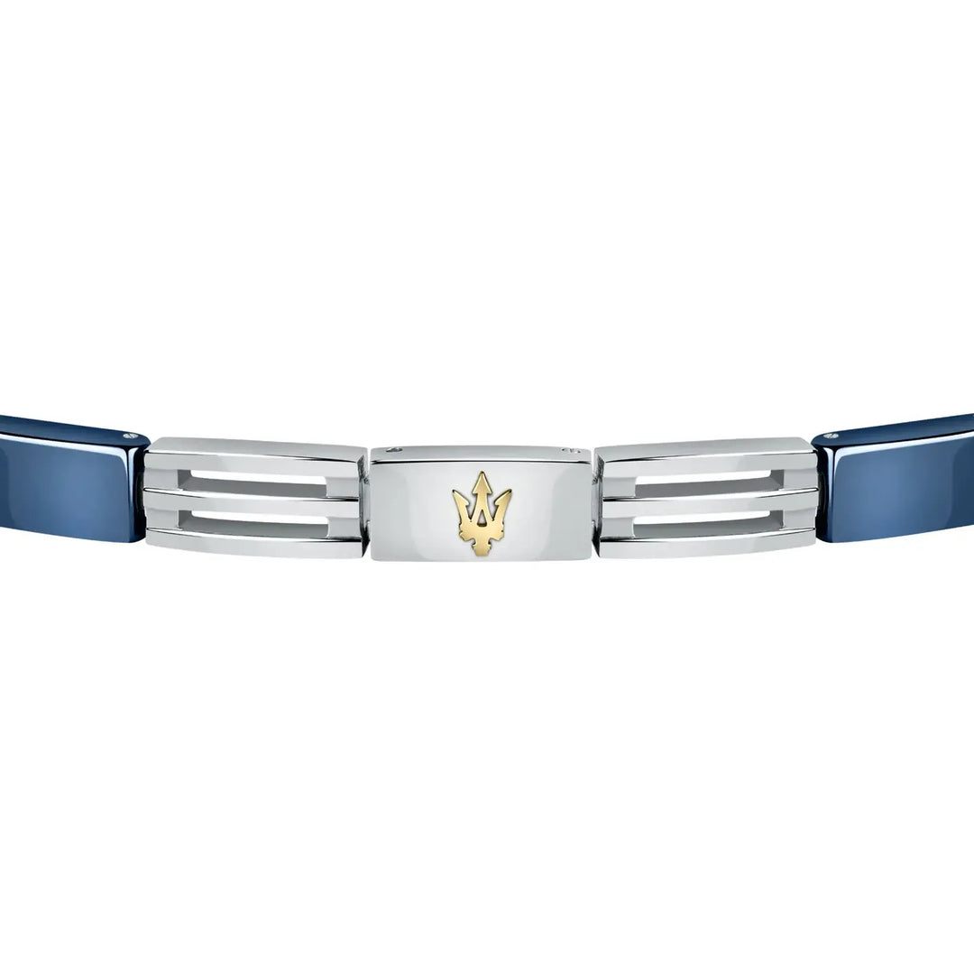 Maserati - Bracciale "ceramic" acciaio,ceramica e pvd