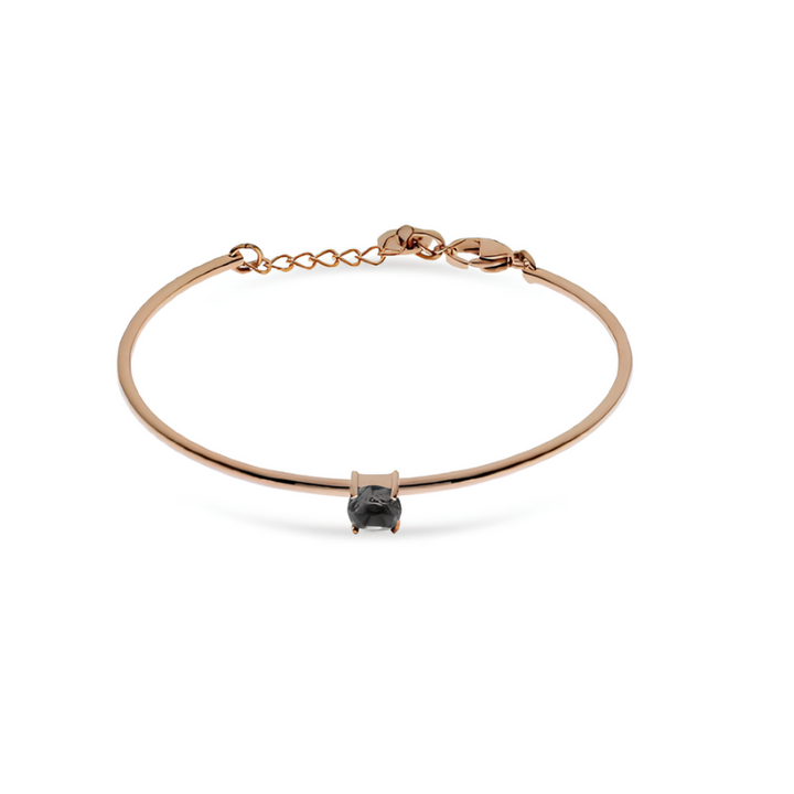 Liu Jo - Bracciale Donna Acciaio Rose con Cristallo Nero