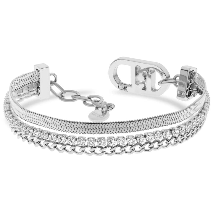 Bracciale triplo in acciaio da donna Fashion