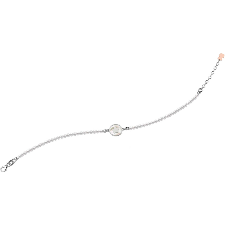 Nanan - Bracciale Bambina Nanàn Argento 925 Filo Perle Con Madreperla Stella