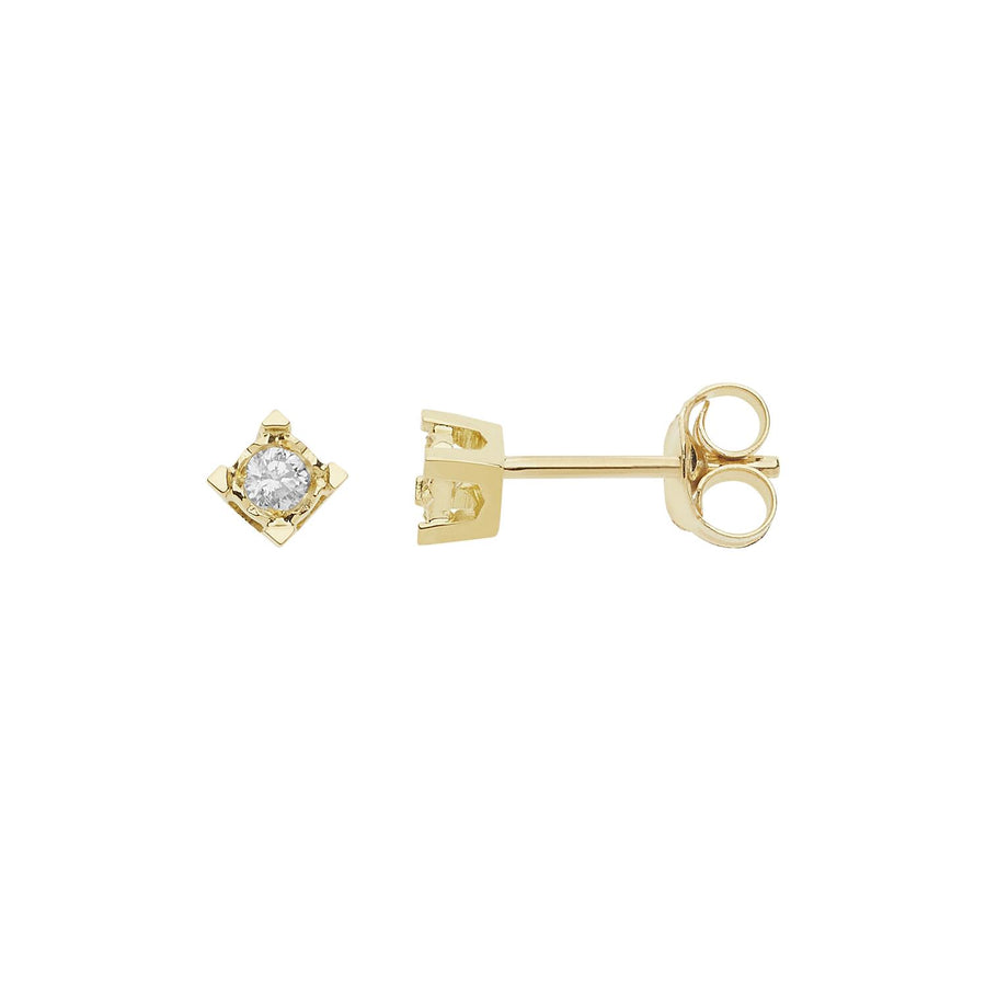 Comete Gioielli - Orecchini in Oro giallo 750 . Diamanti P.Ct. 10 Col. G Purezz