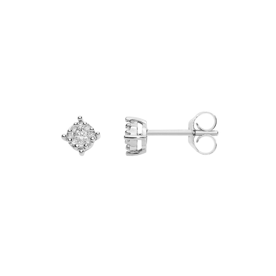 Comete Gioielli - Orecchini in Oro 750. Diamanti bianchi P.Ct. 12 Colore G Pure