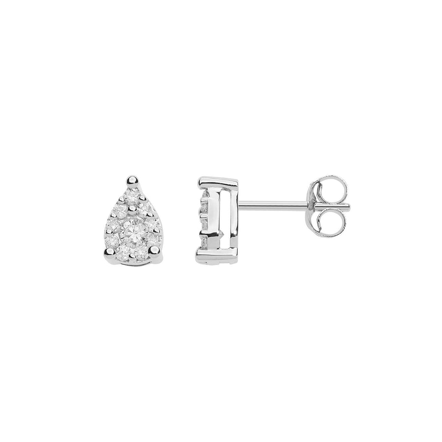 Comete Gioielli - Orecchini in Oro 750. Diamanti bianchi P.Ct. 31 Colore G Pure