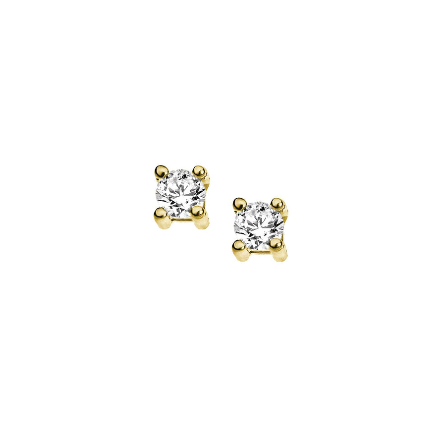 Comete Gioielli - Orecchini in Oro giallo 750 . Diamanti P.Ct. 6 Col. G Purezza