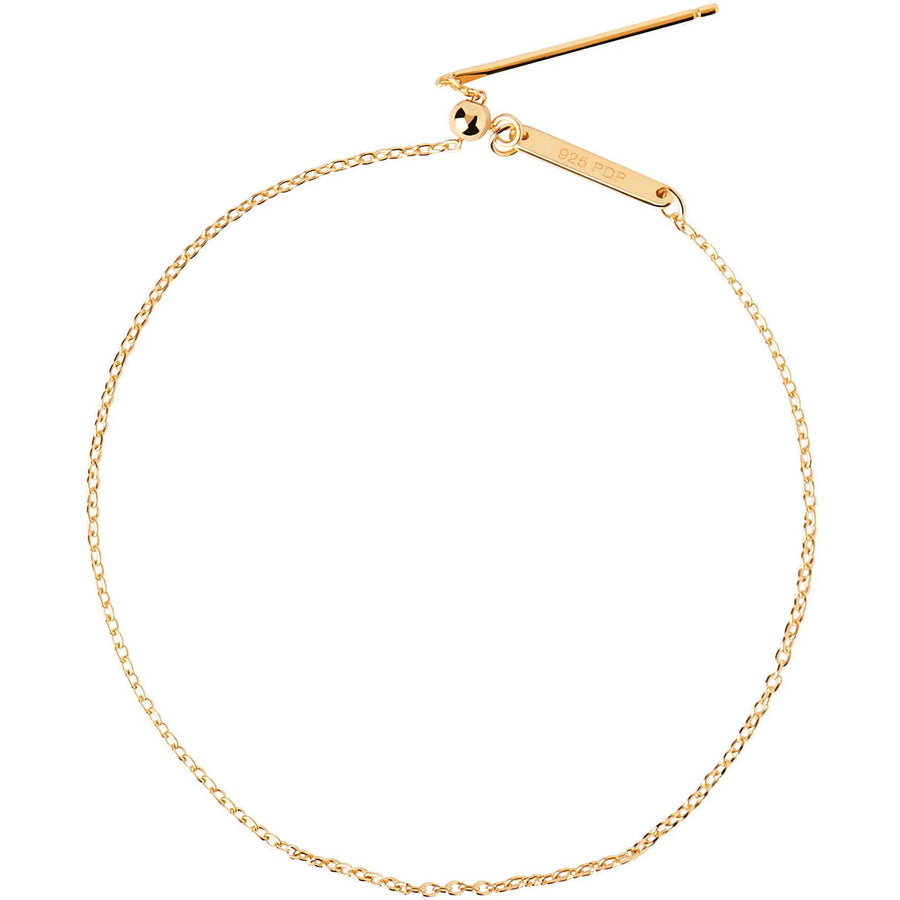 PDPaola - Bracciale della collezione Charms in argento dorato