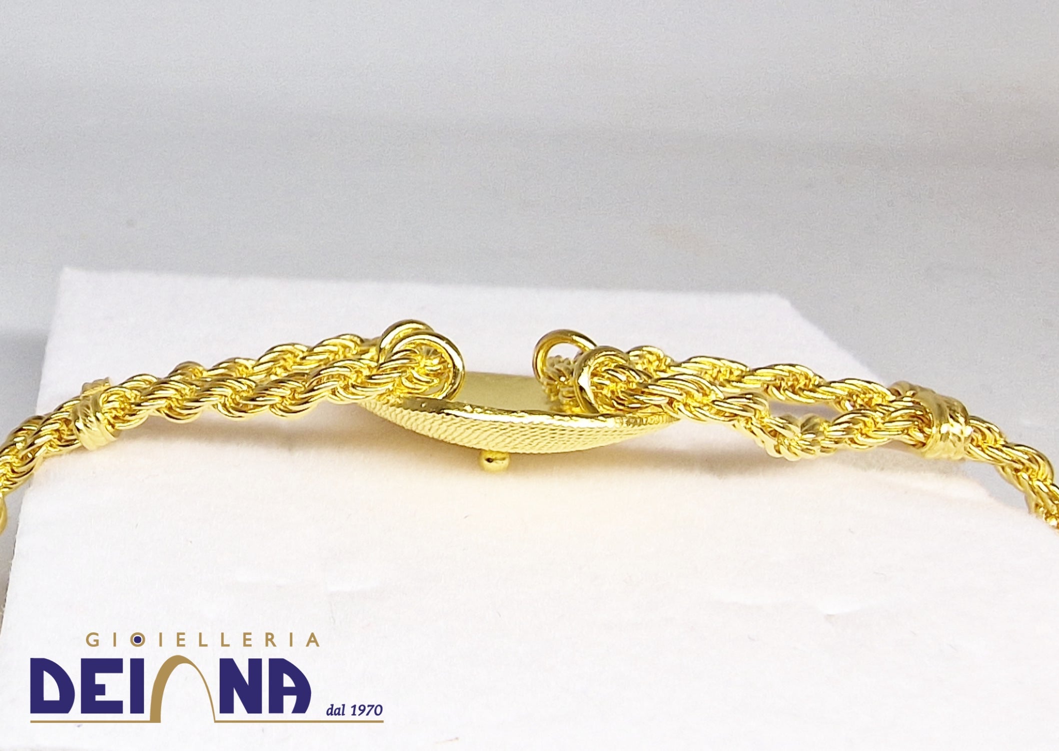 Bracciale Made By Nami In Acciaio Chirurgico 316L - Con Ciondoli Stella E Cuore Con Pietre, Oro O Argento, Ipoallergenico, 16+3 Cm