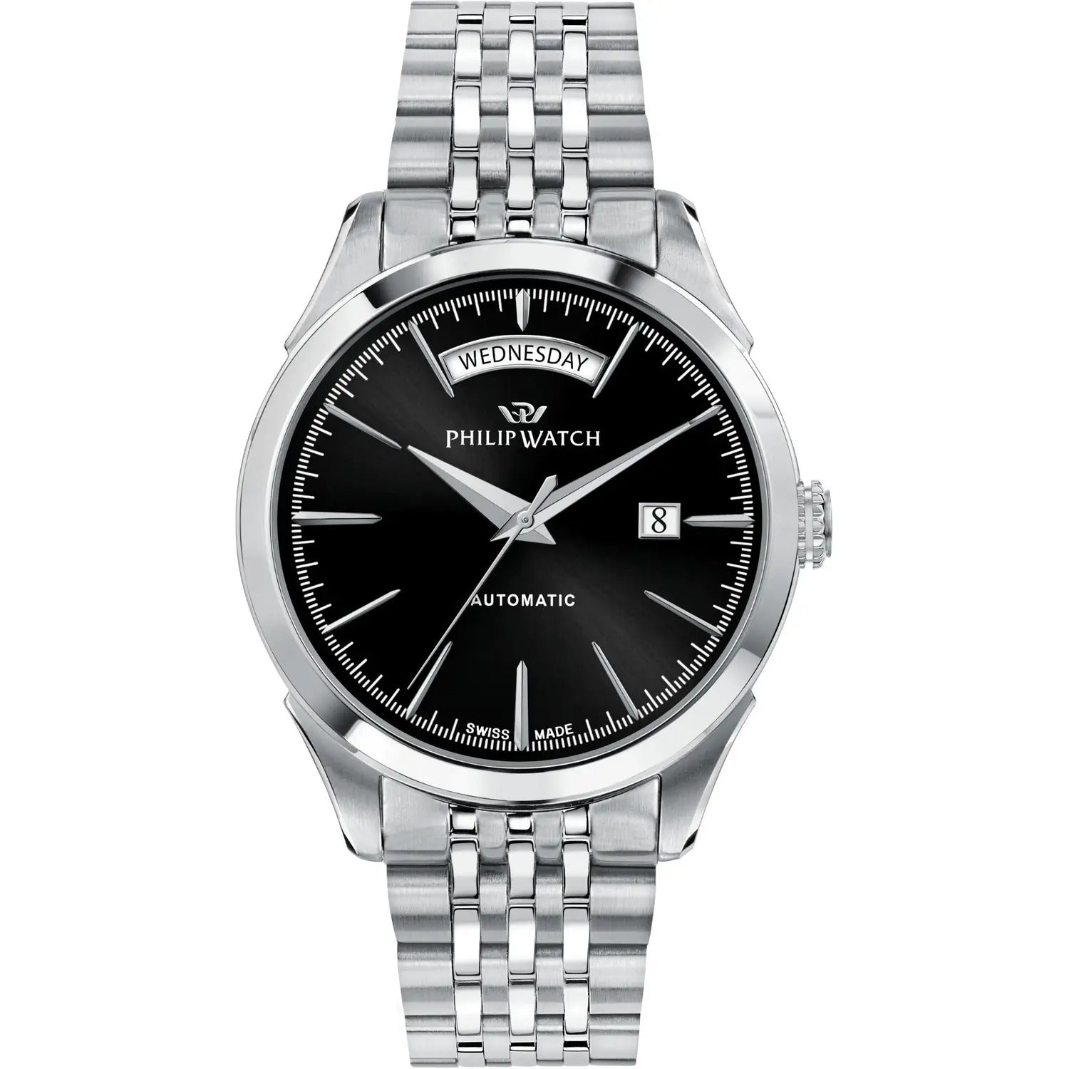 Philip Watch Orologio Philip Watch Collezione Roma Acciaio Nero Gioielleria Deiana