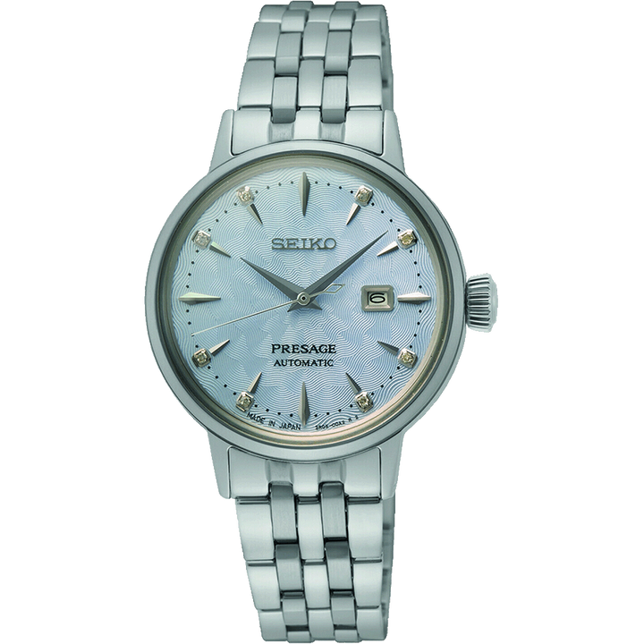 Seiko - Orologio da donna PRESAGE Automatico 3 sfere