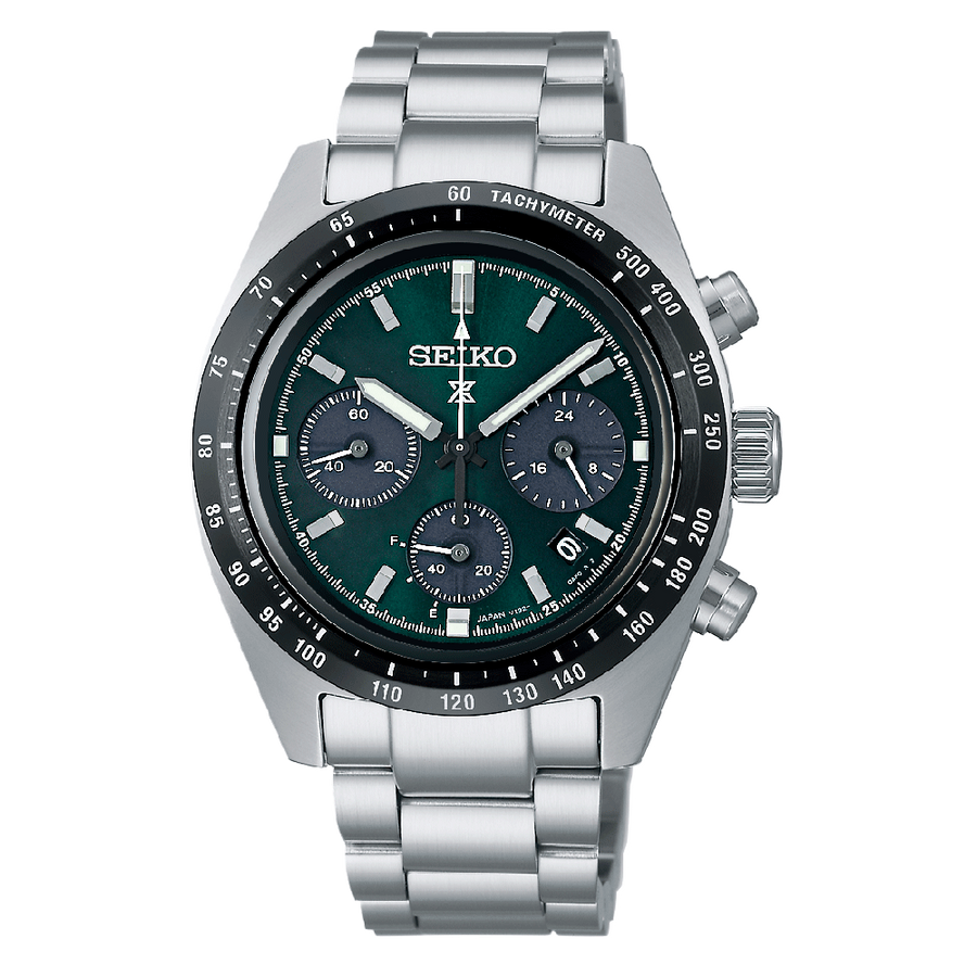 Seiko - Orologio Montre PROSPEX Chronographe Quartz Solaire