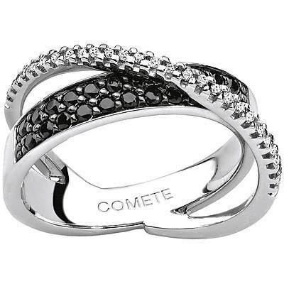 Comete Gioielli - Anello da donna Oro 750  . Diamanti P.Ct. 14 Col. G Purezza S