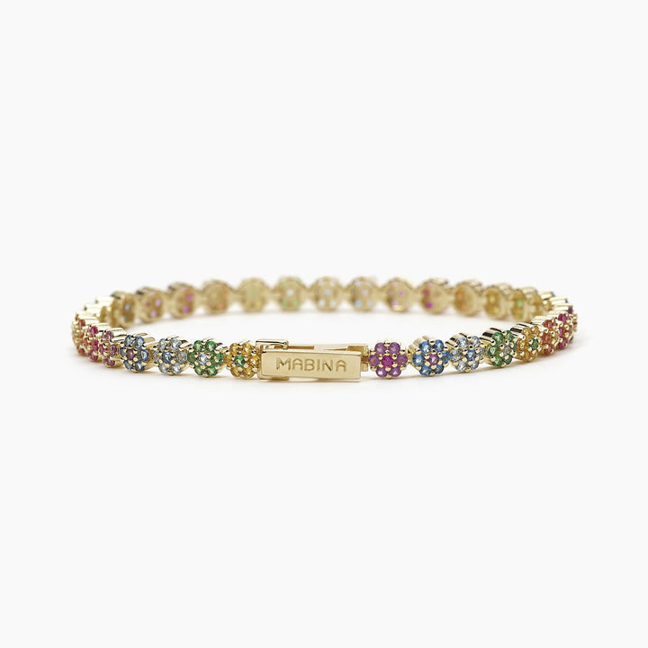 Bracciale Tennis donna Argento 925 gioiello Mabina Gioielli