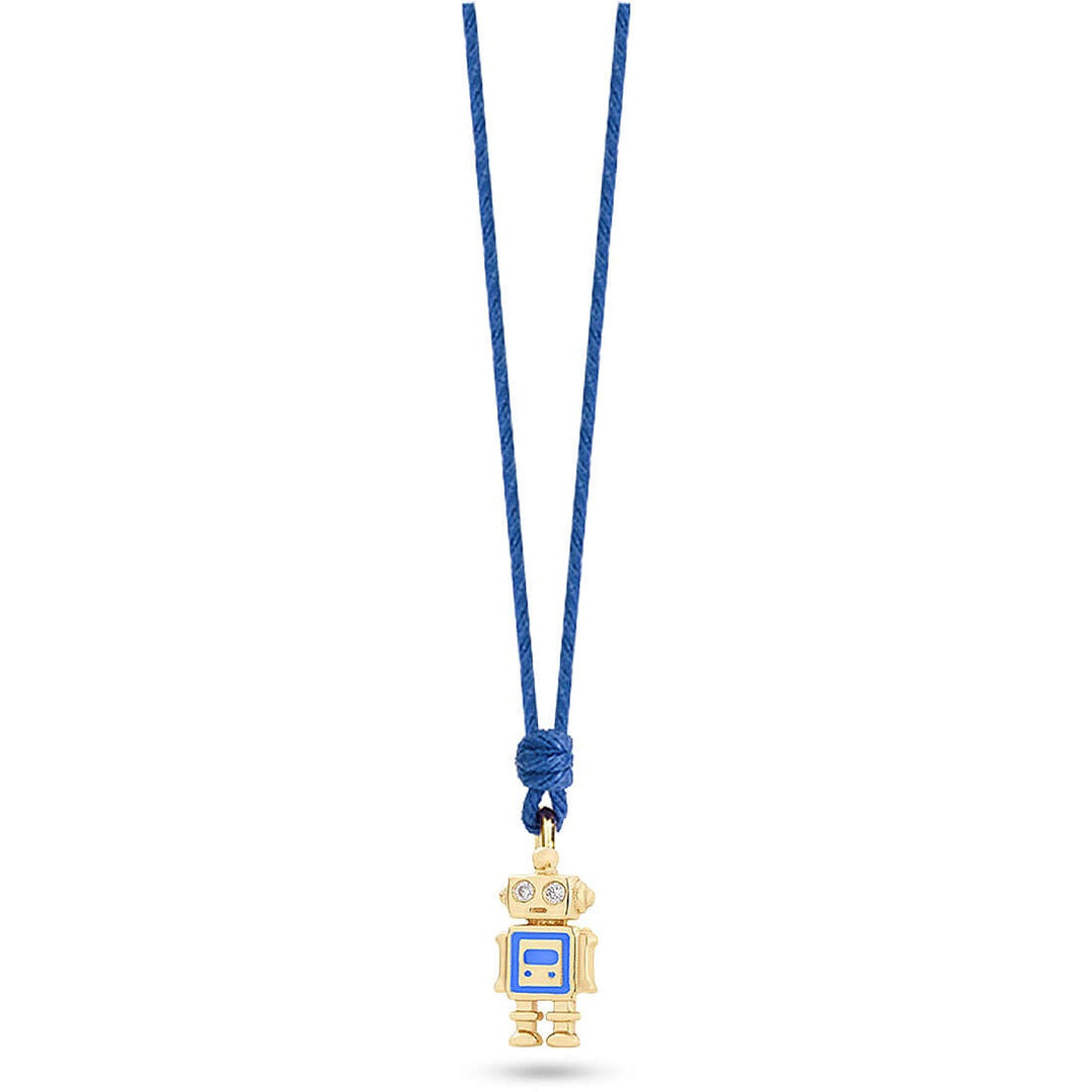 Collana Nanan da bambino con laccio blu e ciondolo