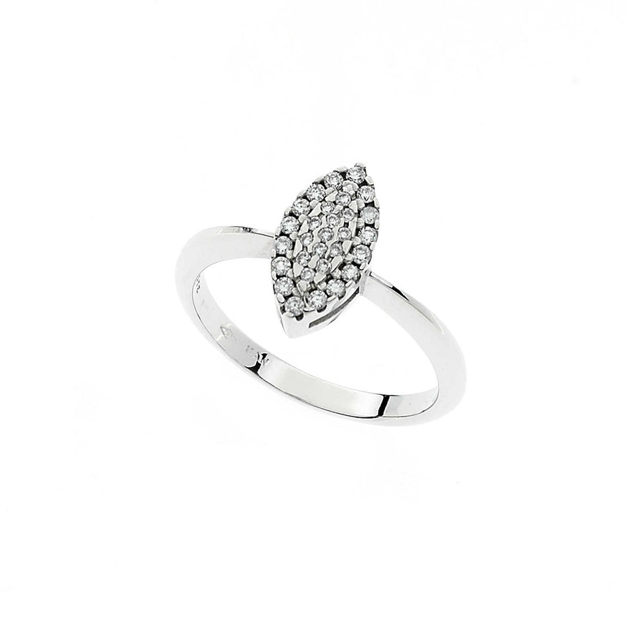 Comete Gioielli - Anello da donna Oro 750  . Diamanti P.Ct. 18 Col. G Purezza S