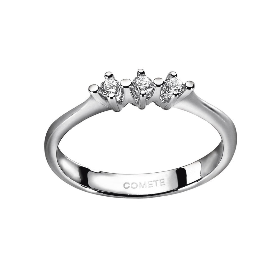 Comete Gioielli - Anello da donna Oro 750  . Diamanti P.Ct. 12 Col. G Purezza S